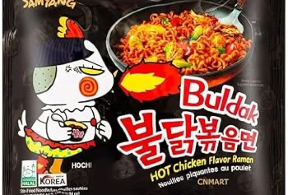 نودلز كوري مستورد Hot chicken